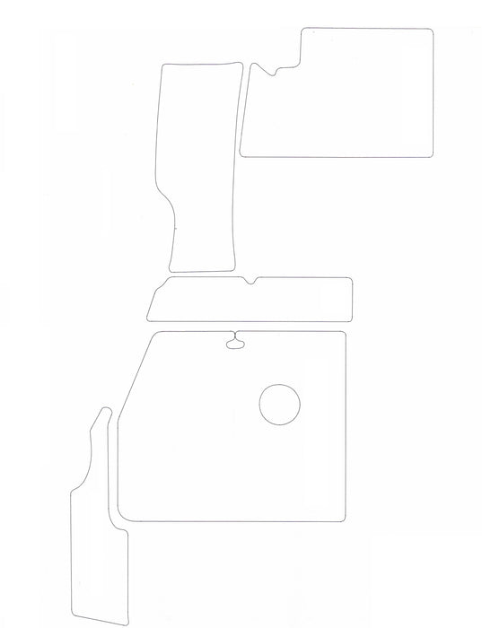 2004-2005 Chaparral 310 Signature COCKPIT Snap in Boat Carpet