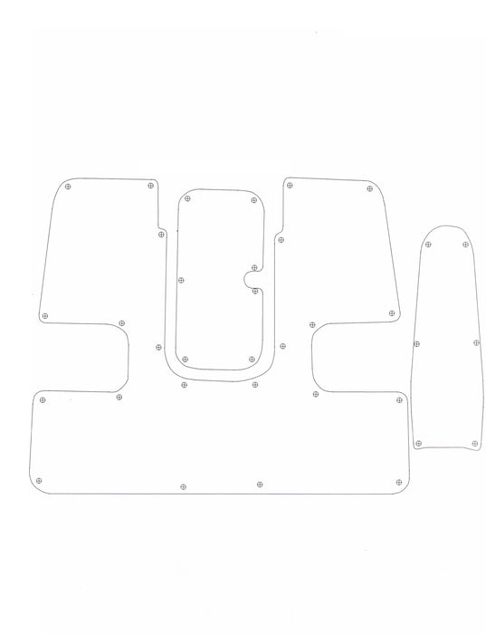 2003-2008 Caravelle 187 Snap in Boat Carpet