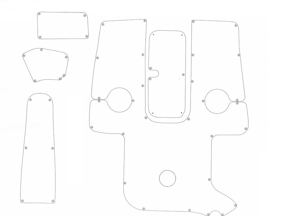 2006-2008 Caravelle 237 BR Snap in Boat Carpet