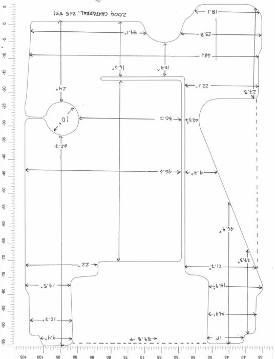 2003-2004 Chaparral 215 SS Snap in Boat Carpet