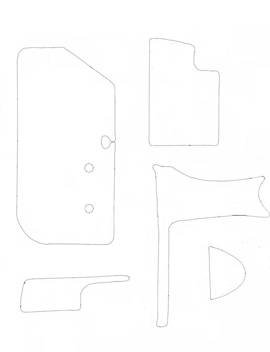 2004-2009 Chaparral 290 Signature COCKPIT Snap in Boat Carpet