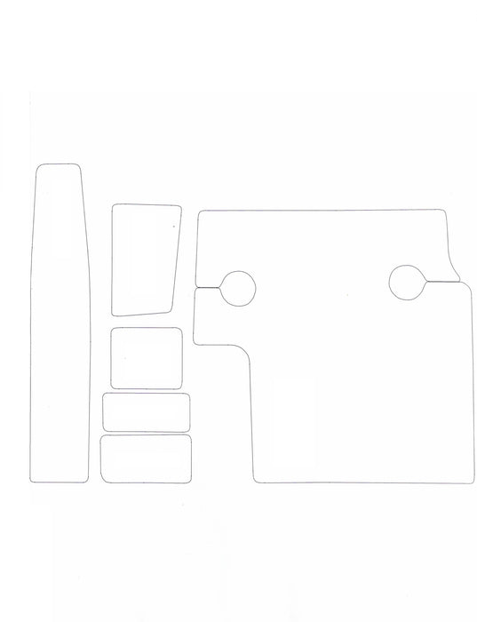 2000-2004 Cobalt 246 Snap in Boat Carpet