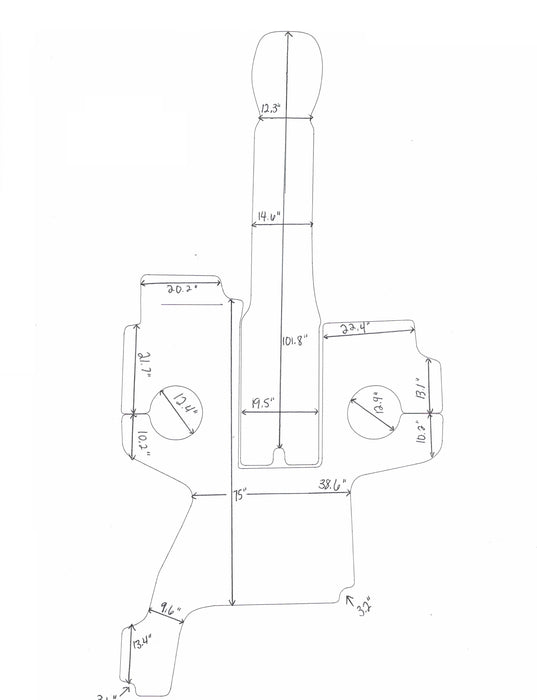 2009 Chaparral 244 Deck Boat Snap in Boat Carpet