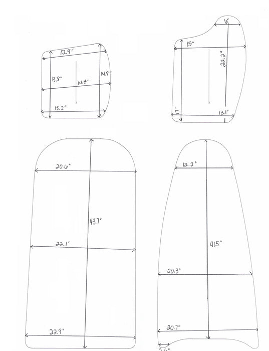 2001-2003 Four Winns 248 Vista Cruiser CABIN Snap in Boat Carpet