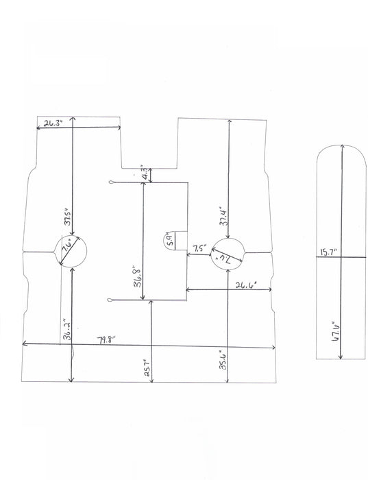 2003-2006  Crownline 208 LX Snap in Boat Carpet