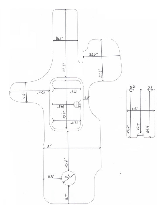 2005 Hurricane 257 DC Deck Boat Snap in Boat Carpet