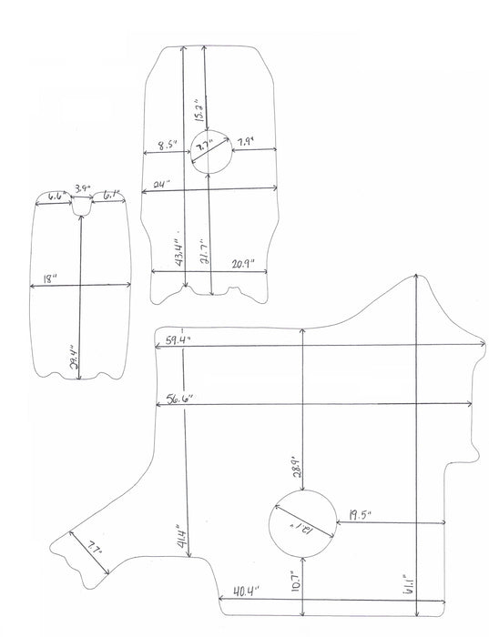 2008 Hurricane 220 SunDeck Snap in Boat Carpet