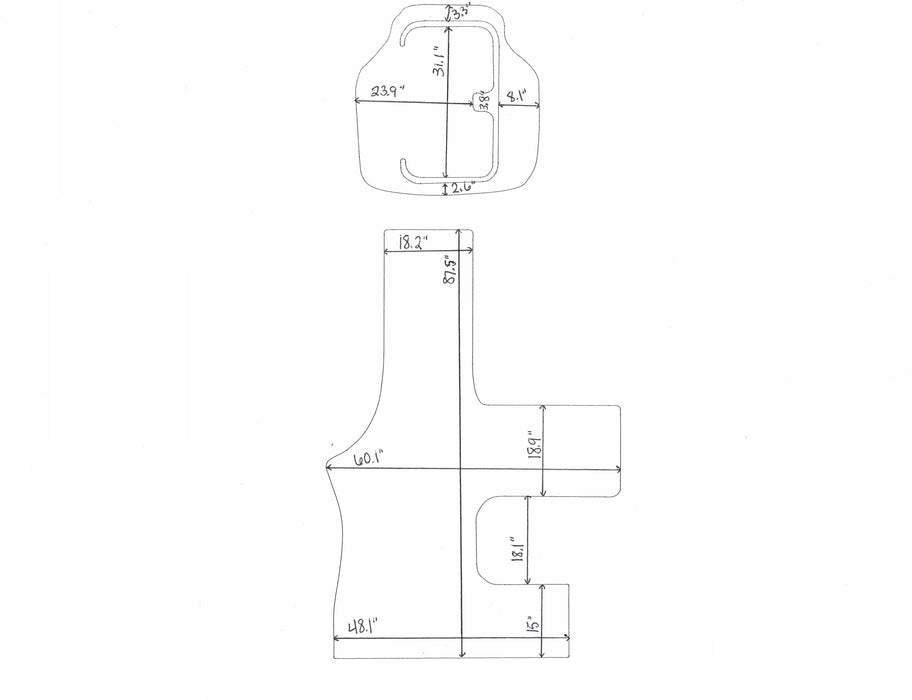 2013 Hurricane 217 Sundeck Sport Snap in Boat Carpet