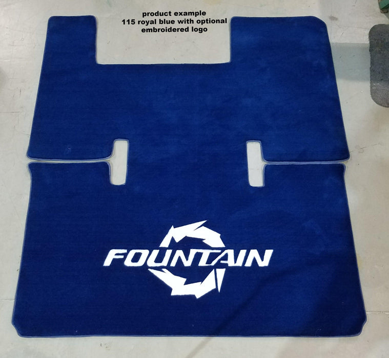 2000-2002  Fountain Fever 29 Snap in Boat Carpet - Matworks