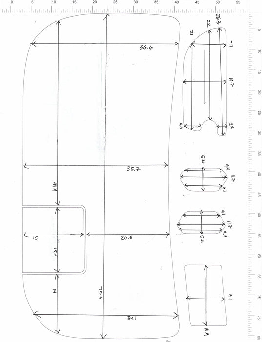 2000-2005 Glastron GS 249 SWIM PLATFORM Snap in Boat Carpet - Matworks