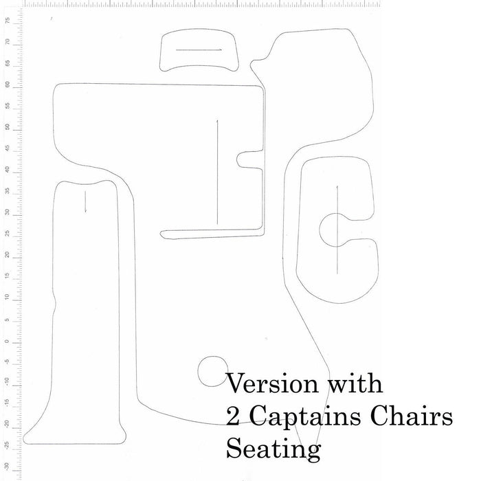 2007-2008  Sea Ray 260 Sundeck Snap in Boat Carpet - Matworks