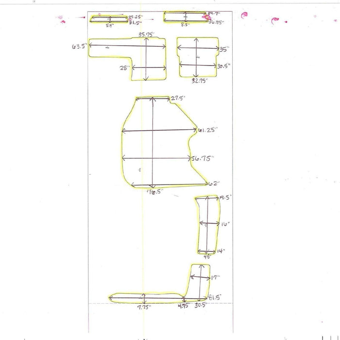 2009-2010 Cobalt 323 Snap in Boat Carpet - Matworks