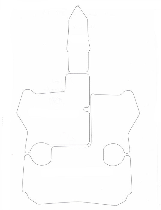 2011 Larson LX 850 I/O Snap in Boat Carpet - Matworks