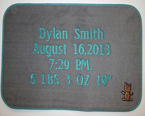 Birth Announcement Mat - Matworks