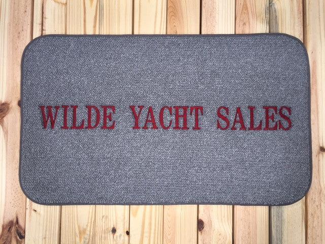 Custom 20" X 36" Marine, Dock and Deck Mats w/Binding - Matworks