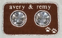 Custom Pet Food Mat w/ Stainless Steel Bowl Set - Matworks