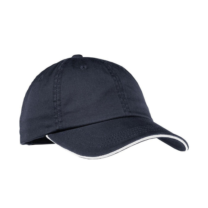 Custom Unisex Sandwich Bill Cap with Striped Closure - Matworks