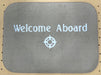 Personalized 18" X 24" "Welcome Aboard" Marine Dock & Deck Mat - Matworks