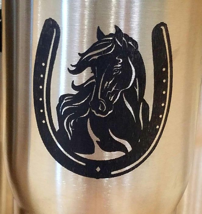 Stainless Thermal Mug with Engraved Art - Matworks