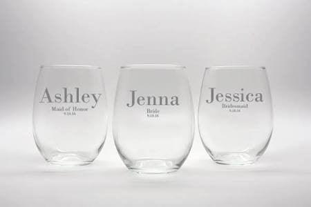 Strahl Engraved Acrylic Wine Glass- Stemless - Matworks