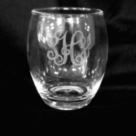 Strahl Engraved Acrylic Wine Glass- Stemless - Matworks