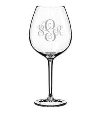 Strahl Engraved Acrylic Wine Glasses- Set of 4 - Matworks